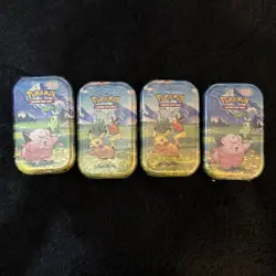 LOT OF 4 FACTORY SEALED - Pokemon TCG Ascended Heroes MINI TINS - Brand New - Image 1