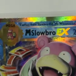 Pokemon M Slowbro EX Ultra Rare Holo Evolutions 27/108 Mega Full Art - Image 2