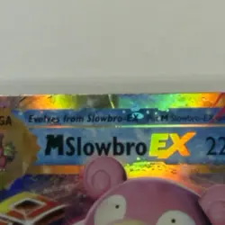 Pokemon M Slowbro EX Ultra Rare Holo Evolutions 27/108 Mega Full Art - Image 3