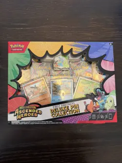 Pokemon Ascended Heroes First Partner Deluxe Pin Collection Sealed New - Image 1