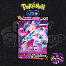 Mewto V SWSH223 S&V Pokemon Go Promo Ultra Rare Full Art Near Mint - Image 1