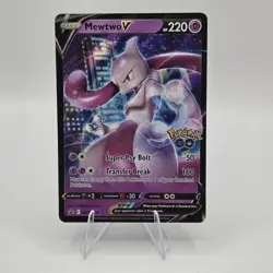Mewto V SWSH223 S&V Pokemon Go Promo Ultra Rare Full Art Near Mint - Image 2