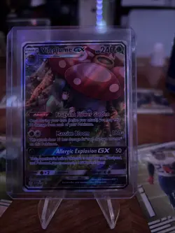 Pokemon Vileplume GX #211 TCG Sun & Moon Cosmic Eclipse Holo Ultra Rare - Image 1