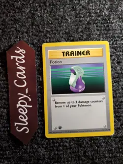 1999 POKEMON TRAINER Shadowless 1ST EDITION #94/102 POTION PL - Image 1