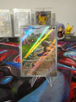 Paldean Wooper 102/094 Illustration Rare Phantasmal Flames Pokemon Near Mint - Image 1