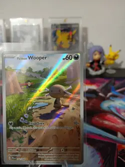 Paldean Wooper 102/094 Illustration Rare Phantasmal Flames Pokemon Near Mint - Image 3
