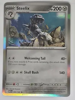 Steelix 093/132 Holo R Pokemon Mega Evolution NM - Image 1