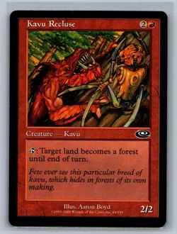 Magic MTG Planeshift 4x Kavu Recluse #64/143 TCG CCG Playset - Image 1