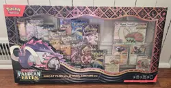 Pokemon TCG Paldean Fates Great Tusk & Iron Treads ex Premium Collection Sealed! - Image 1