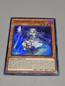 Yugioh Tearlaments Scheiren POTE-EN014 Super Rare 1st Ed NM - Image 1