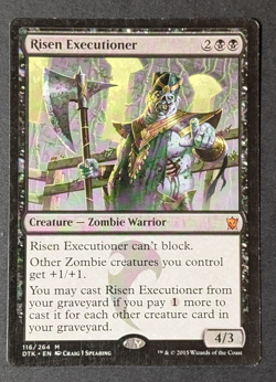 MTG - 1x Risen Executioner - Dragons of Tarkir - NM/LP Magic The Gathering 116 - Image 1