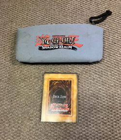 Yu-Gi-Oh! 1996 Deck Zone Sheet and Zipper Top, Canvas/Vinyl, Carrying Case - Image 1