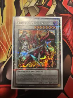 Yugioh Crimson Blade Dragon Starlight BLZD-EN037 - Image 3