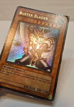 Buster Blader PSV-050 Ultra Rare 1st Edition Yugioh 1599 - Image 3