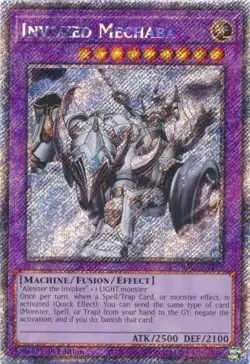 Yugioh! Invoked Mechaba - RA04-EN279 - Platinum Secret Rare - 1st Edition Near M - Image 1