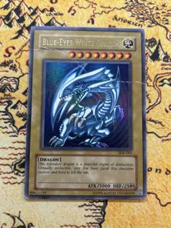 Yugioh Blue-Eyes White Dragon SDK-001 Ultra Rare Unlim DMG Starter Deck Kaiba - Image 3