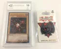 Red-Eyes B. Dragon Yugioh 2010 Legendary Collection BccG MoB 10 & Collectors Pin - Image 1