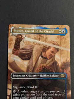 MTG - 1x Pippin Guard of the Citadel - NM Pack Fresh - Borderless - LOTR Magic - Image 3
