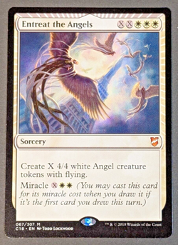 MTG - 1x Entreat the Angels - Commander 2018 - NM/LP - Magic the Gathering #67 - Image 1