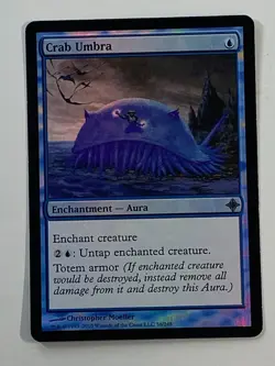 MTG - 1x Crab Umbra - Rise of the Eldrazi - LP/NM - FOIL - Magic The Gathering - Image 4
