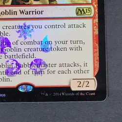MTG - 1x Goblin Rabblemaster - Core Set 2015 NM/LP Buy a Box Promo Foil - Magic - Image 5