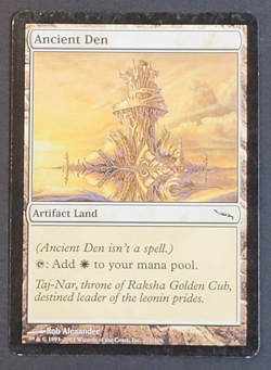 MTG - 1x Ancient Den - Mirrodin - LP - Artifact Land - Magic The Gathering #278 - Image 1