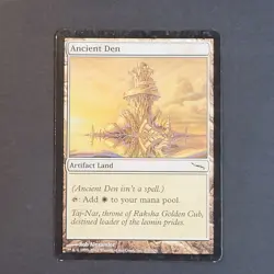 MTG - 1x Ancient Den - Mirrodin - LP - Artifact Land - Magic The Gathering #278 - Image 2