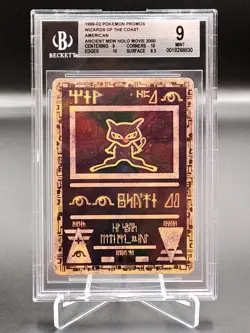 🍀Pokemon BGS 9 Ancient Mew MOVIE PROMO 2000 graad psa Pokemon🍀 - Image 1