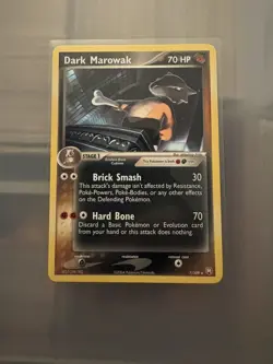 Dark Marowak Non-Holo Rare 7/109 EX Team Rocket Returns Pokemon - Image 1