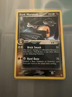 Dark Marowak Non-Holo Rare 7/109 EX Team Rocket Returns Pokemon - Image 4