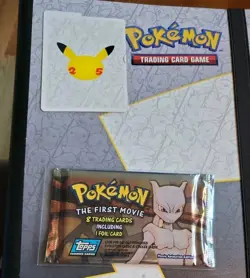 ☄🔥Pokemon The First Movie Topps Booster Pack 1998 ⚡Factory Sealed ⚡ - Image 2