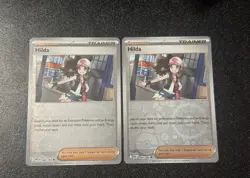 2x Pokemon Reverse Holo Hilda SV: White Flare 084/086 NM - Image 1