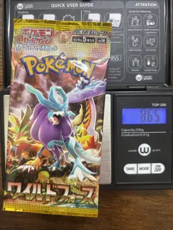 Heavy 8.65g Pokemon Sealed Wild Forces Sv5k Japanese Booster pack - Image 1