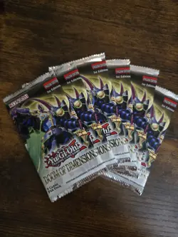 6x Doom Of Dimensions Booster Packs Yugioh Sealed. 1st Ed. - Image 1