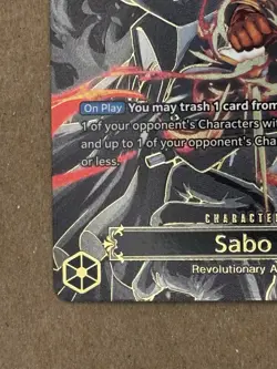 Sabo SP OP07-118 SEC English One Piece Card Amazing Condition & Centering - Image 4