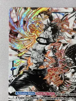 One Piece - Ace & Newgate ST22-001 NM - Alt Art Leader - Image 2