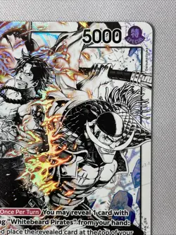 One Piece - Ace & Newgate ST22-001 NM - Alt Art Leader - Image 3