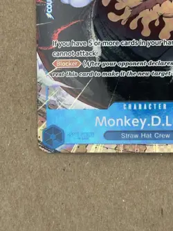 Monkey.D.Luffy TR OP11-058 Carrying On His Will Foil | English | One Piece | NM - Image 4