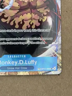 Monkey.D.Luffy TR OP11-058 Carrying On His Will Foil | English | One Piece | NM - Image 5