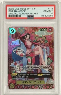 2025 One Piece Boa Hancock OP14-112 Special Alternate Art PSA 10 Gem Mint JP - Image 1