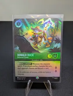 Donald Duck - Distracted Traveler - 212/204 - Epic Disney Lorcana Wilds Unknown - Image 1