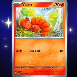 Vulpix - Common - Pokemon TCG Scarlet & Violet Twilight Masquerade #026/167 - Image 1