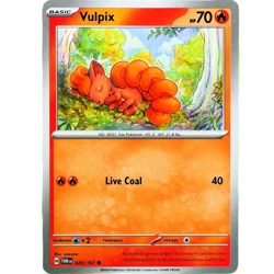 Vulpix - Common - Pokemon TCG Scarlet & Violet Twilight Masquerade #026/167 - Image 2