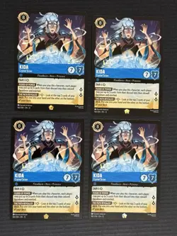 Disney Lorcana Kida Crystal Scion Legendary Non-foil Wilds Unknown Qty 4 - Image 1