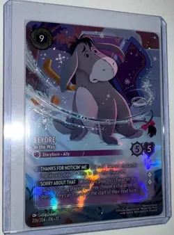 Disney Lorcana Winterspell Eeyore In The Way Enchanted 226/204 - Image 1