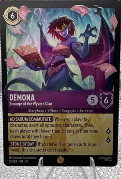 Disney Lorcana Demona - Scourge of the Wyvern Clan Legendary Amethyst EN - Image 1