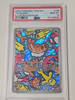 Tatsugiri PSA 10 Sv06: Twilight Masquerade Card 186/167 - 2024 English - Image 1