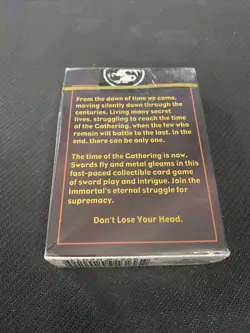 Highlander The Card Game | Swordmaster Limited Edition Starter Deck | New Sealed - Image 2
