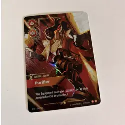 League of Legends Riftbound Lucian Purifier Legend Foil Card 241/221 2025 - Image 1