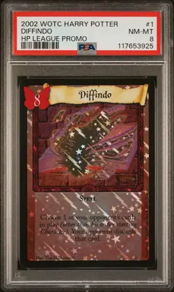 (6 Cards) Harry Potter TCG Promos (Ollivanders, Diffindo, Moonseed) -PSA 8 - Image 3